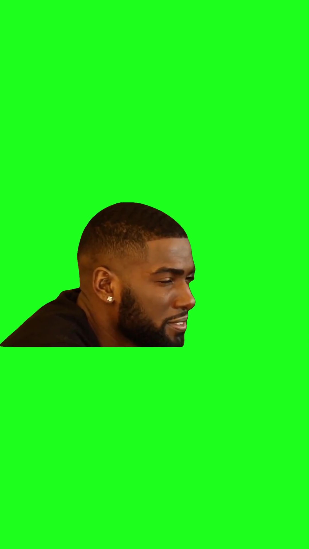 Donny Savage Eating green screen