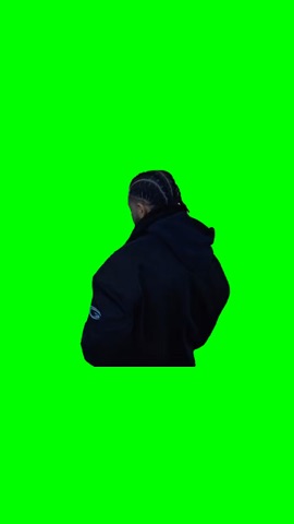 Drake Looks Back And  Smiles green screen