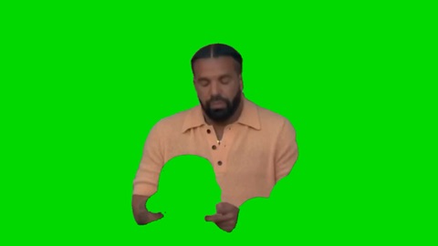 Drake On His Phone green screen
