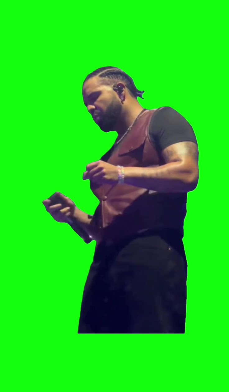 Drake dancing to Nokia green screen