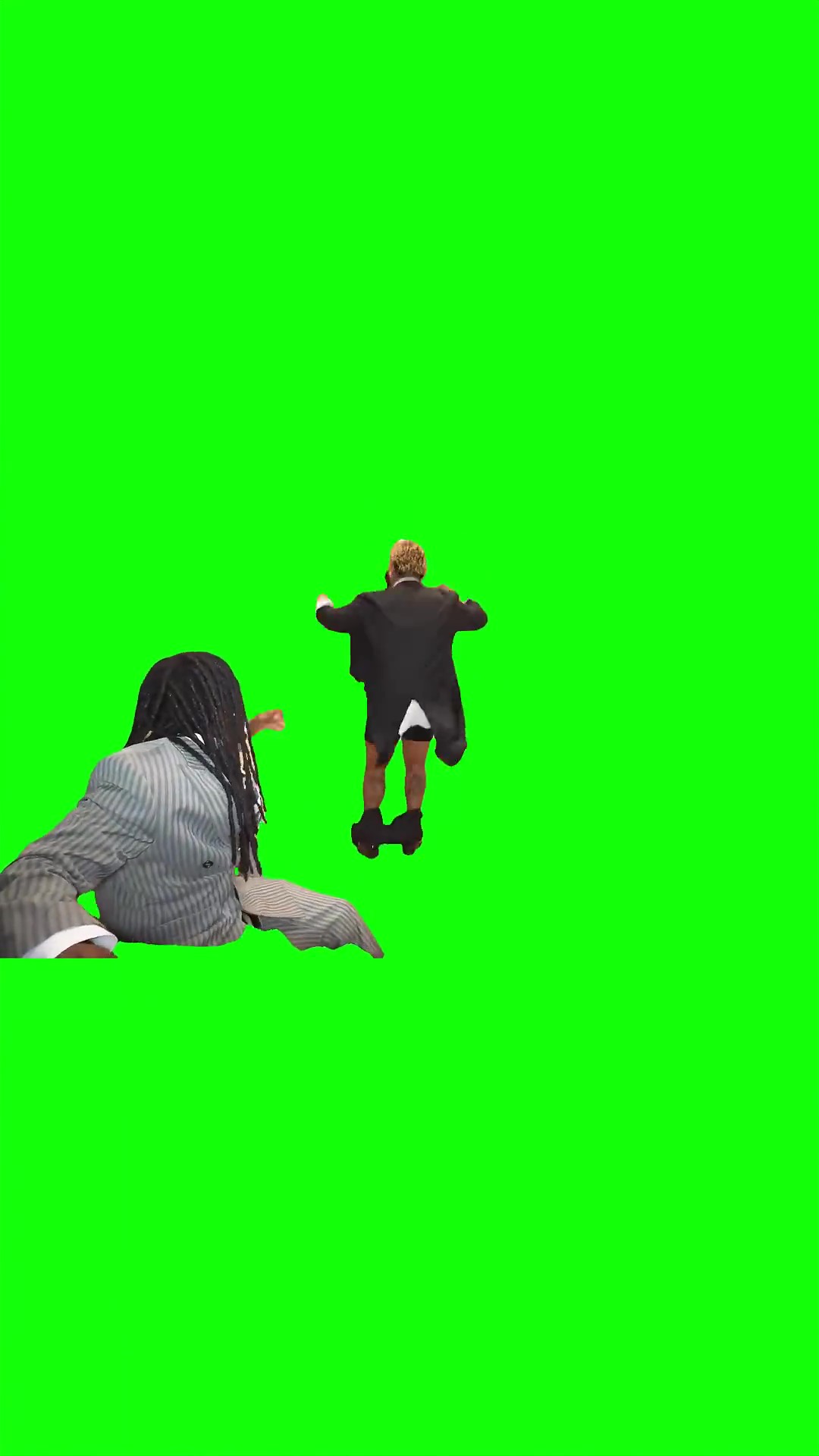 Druski happy dance green screen