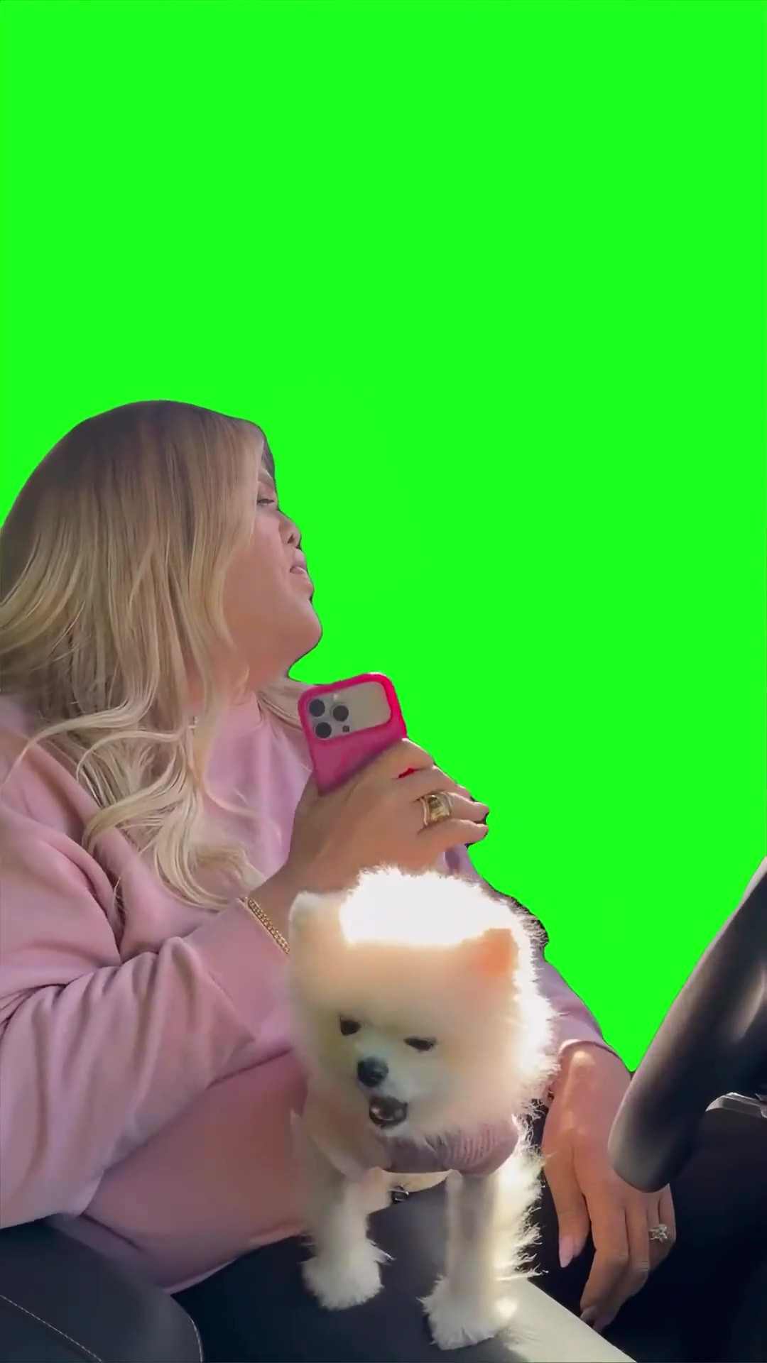 Druski ordering matcha green screen