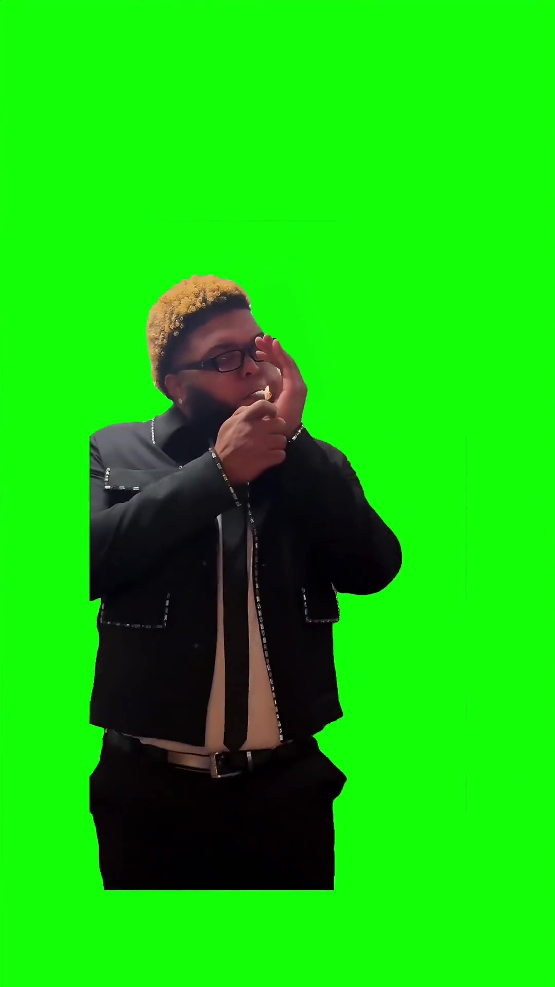 Druski walkout green screen