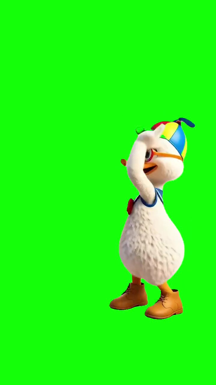 Duck walk it out Sance Duo green screen