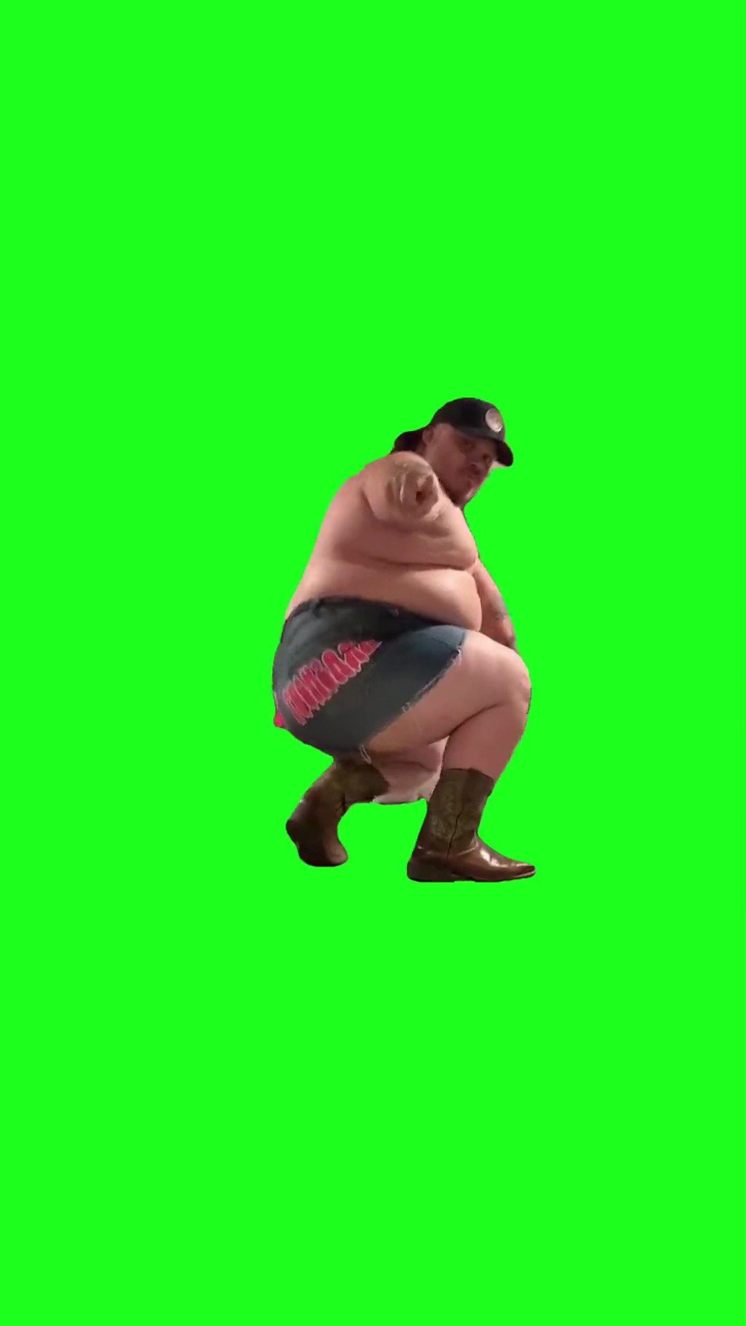 Dude dancing green screen