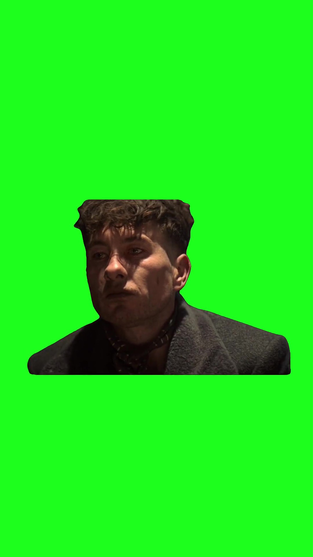 Duke Sad peaky Blinders- immortal Man green screen