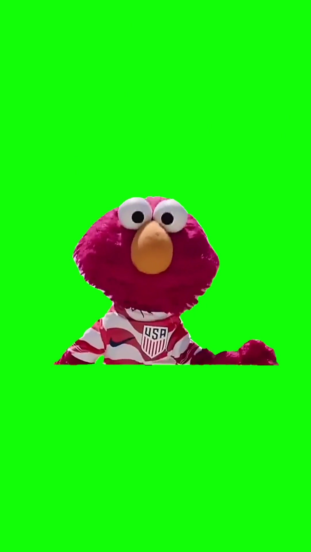 Elmo loves everybody green screen