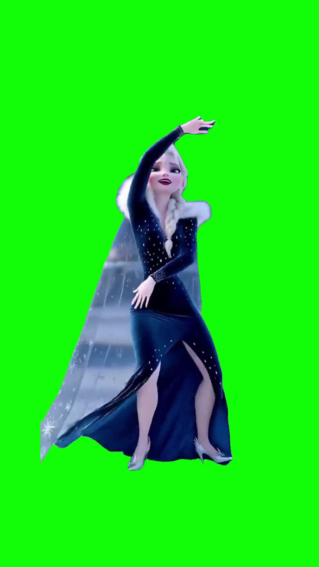 Elsa Talk the talk Dance green screen