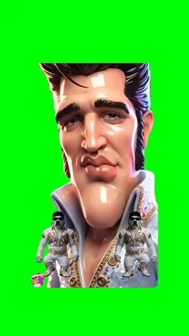 Elvis Hound Dog green screen