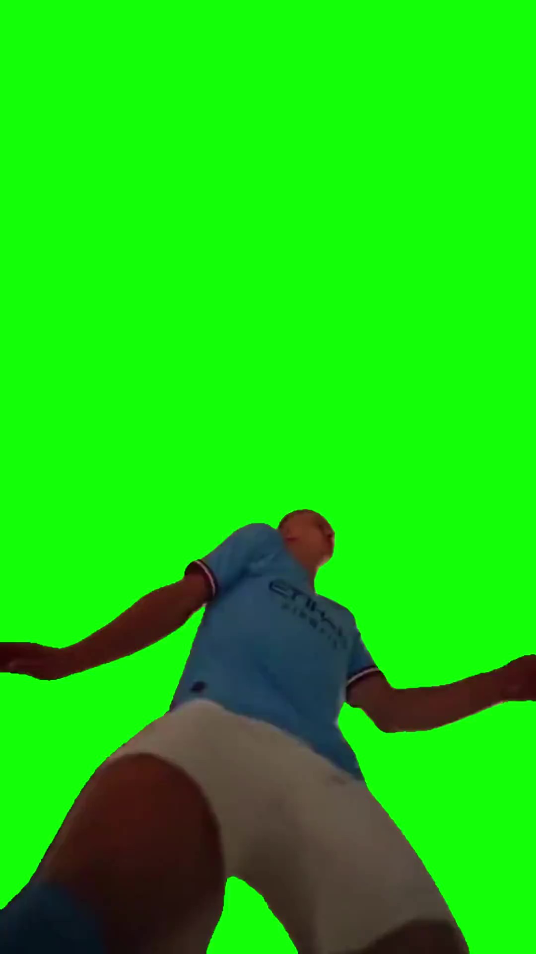 Erling Haaland Dancing green screen