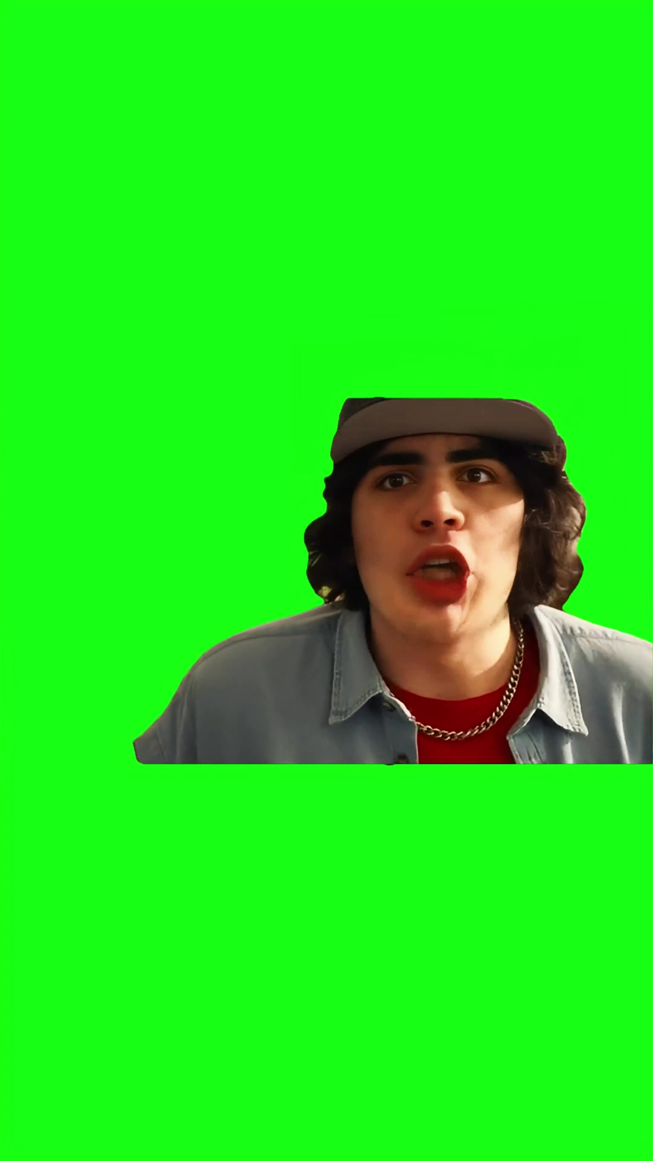 Evan Burger green screen