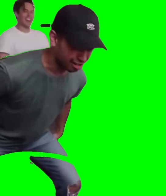 Ewww dude wtf green screen