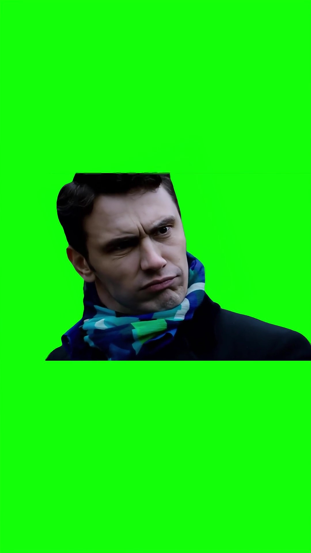 Excuse Me James Franco green screen