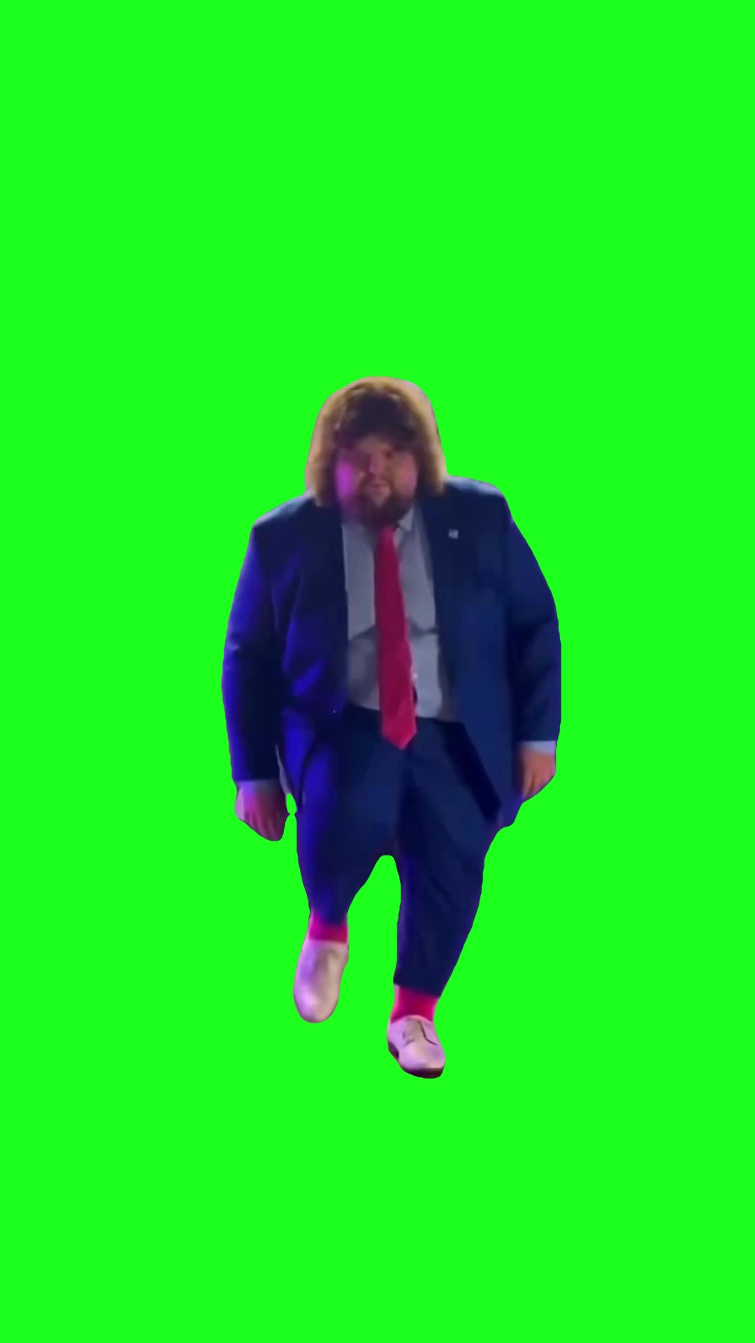 Fat jd dancing green screen