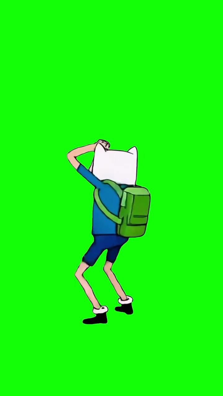Finn Dancing green screen
