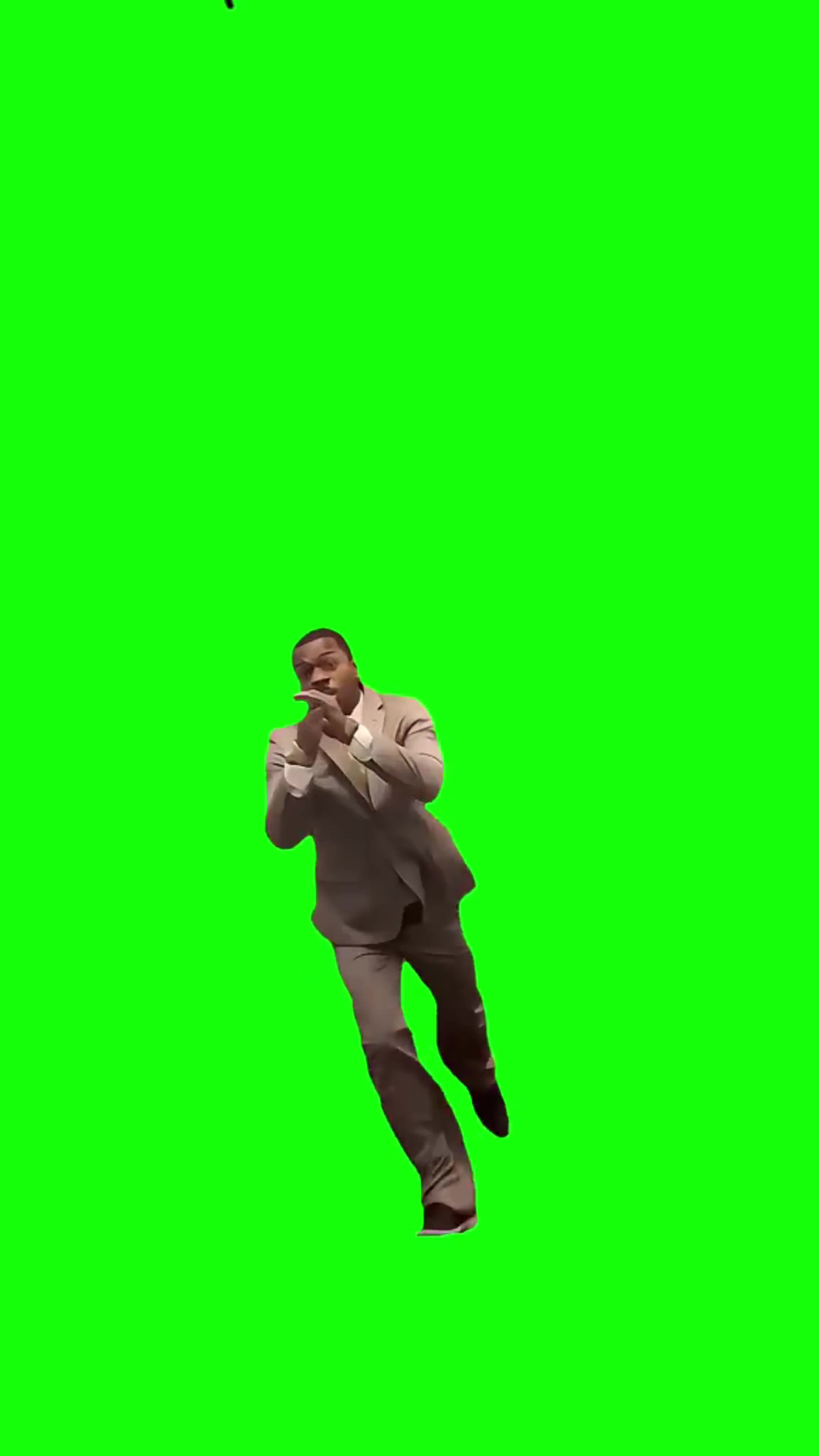 Flying Slap green screen