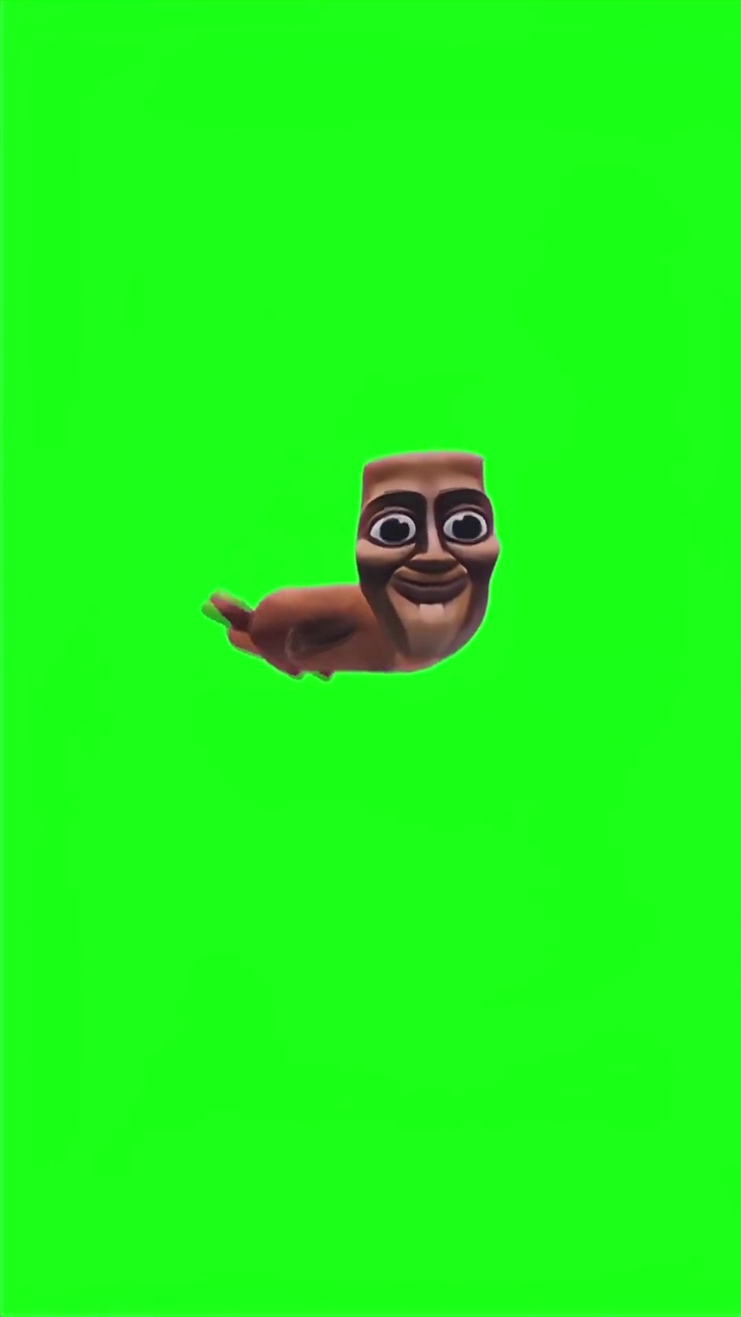 Flying Tung Tung Tung Sahur green screen