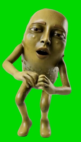 Friends With A Monster Pickle Tung green screen