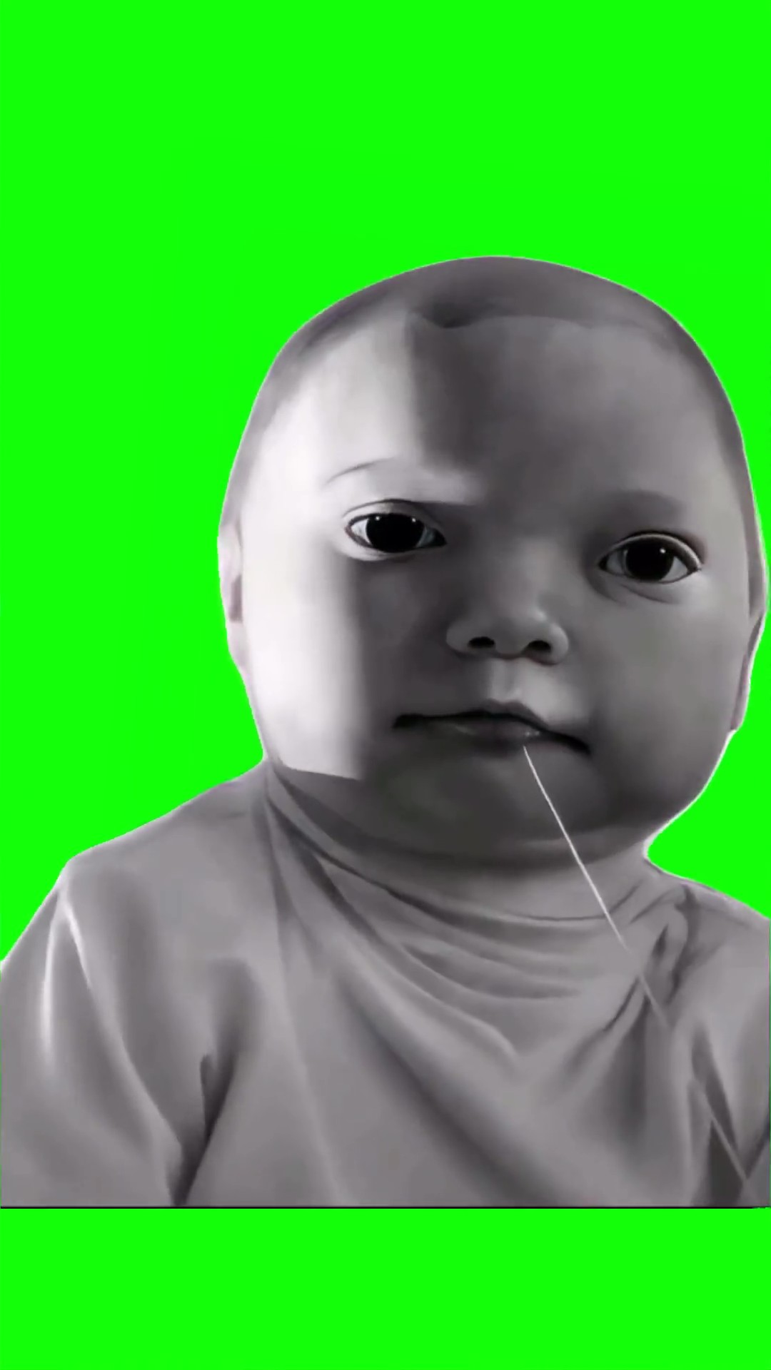 Gguh baby reaction green screen