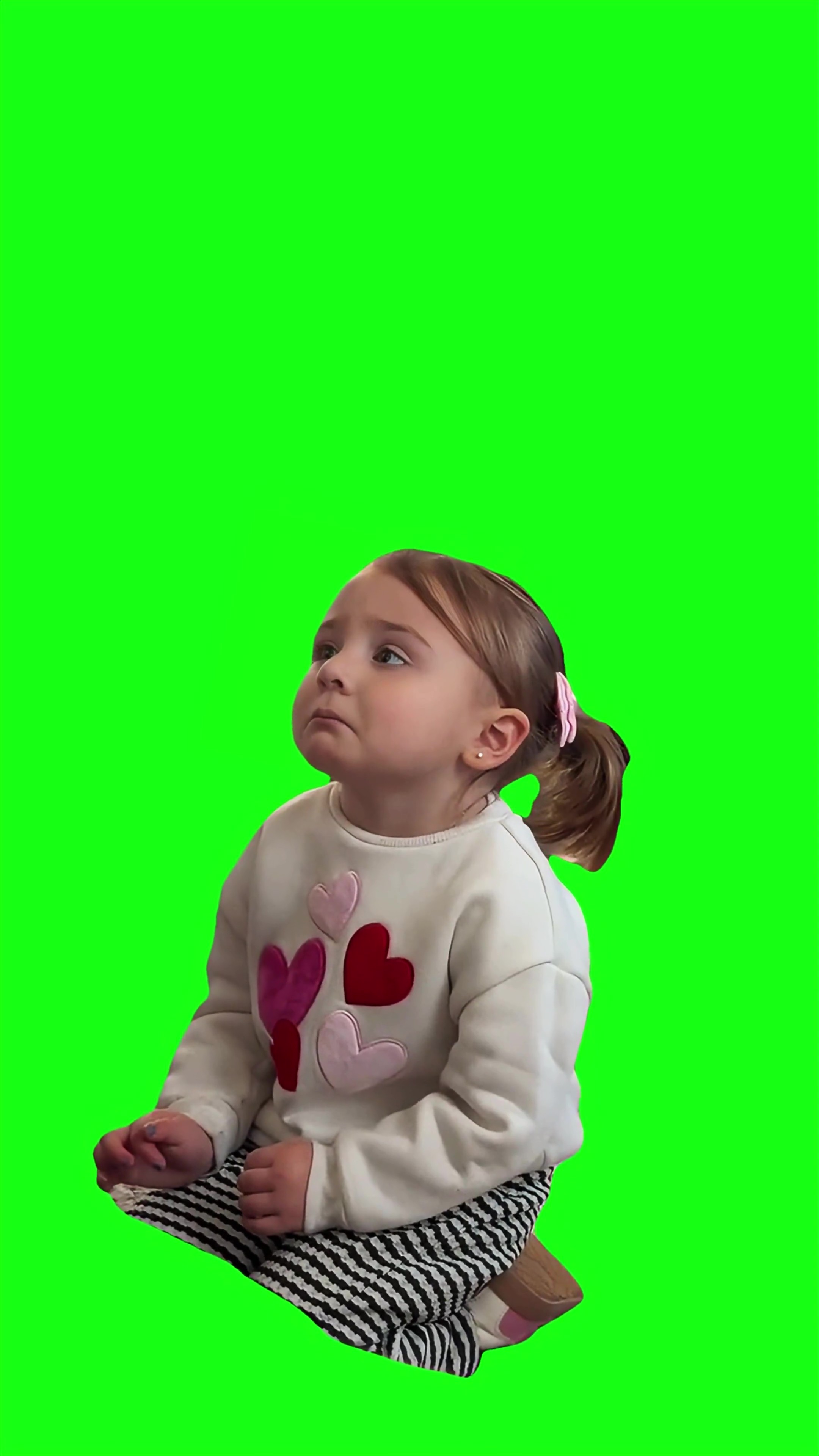Girl pouty lip