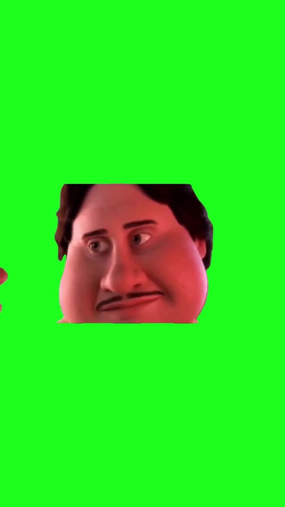 Giving the look green screen