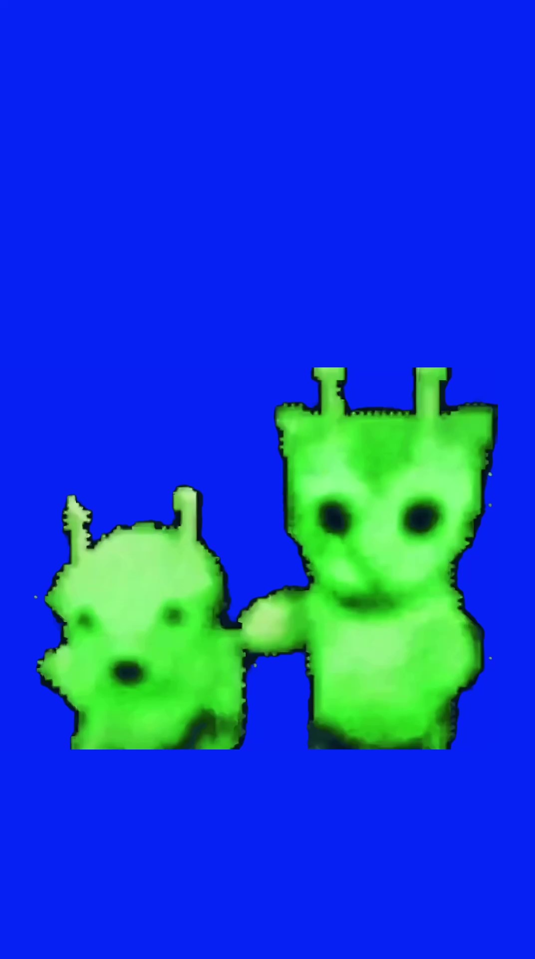Gog dancing in ghetto green screen