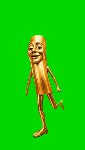 Golden Tung Dancing Bombaye green screen