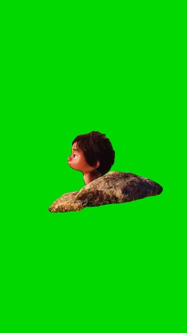 Good Dinosaur Kid Giving Side Eye green screen