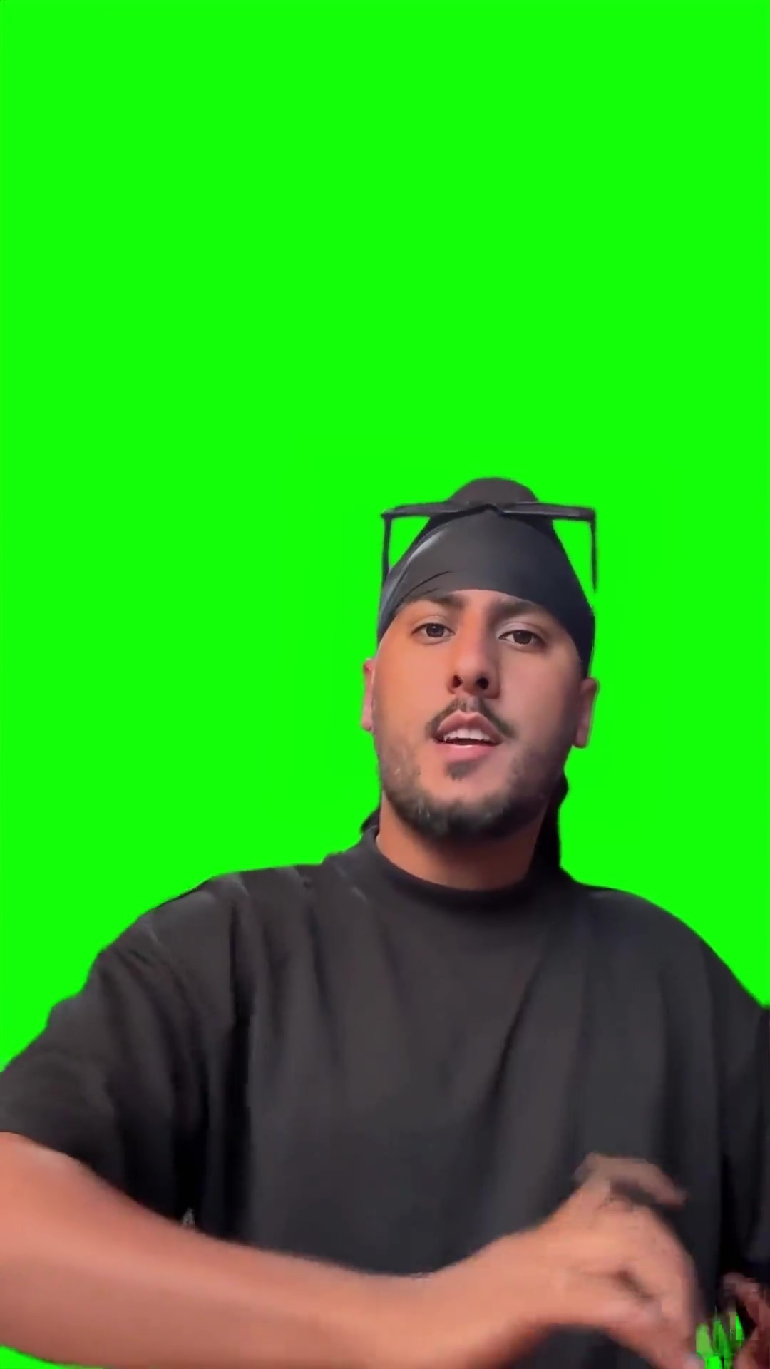 Good morning pineapple green screen