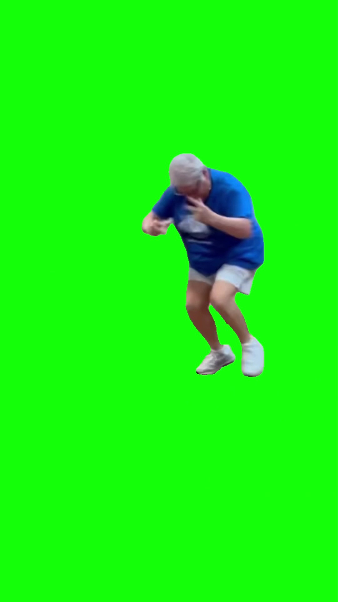 Grandma Dancing green screen