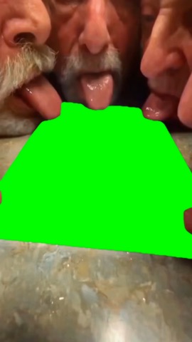 Grandpas licking GTA6 green screen