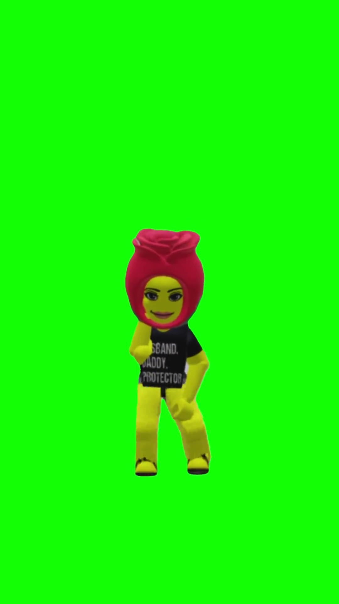 Green blue red yellow pink orange green screen