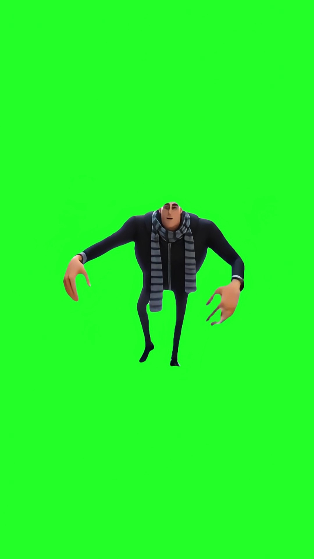 Gru Dancing to “Cheque La Makana” green screen