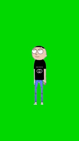 Gucci Morty green screen