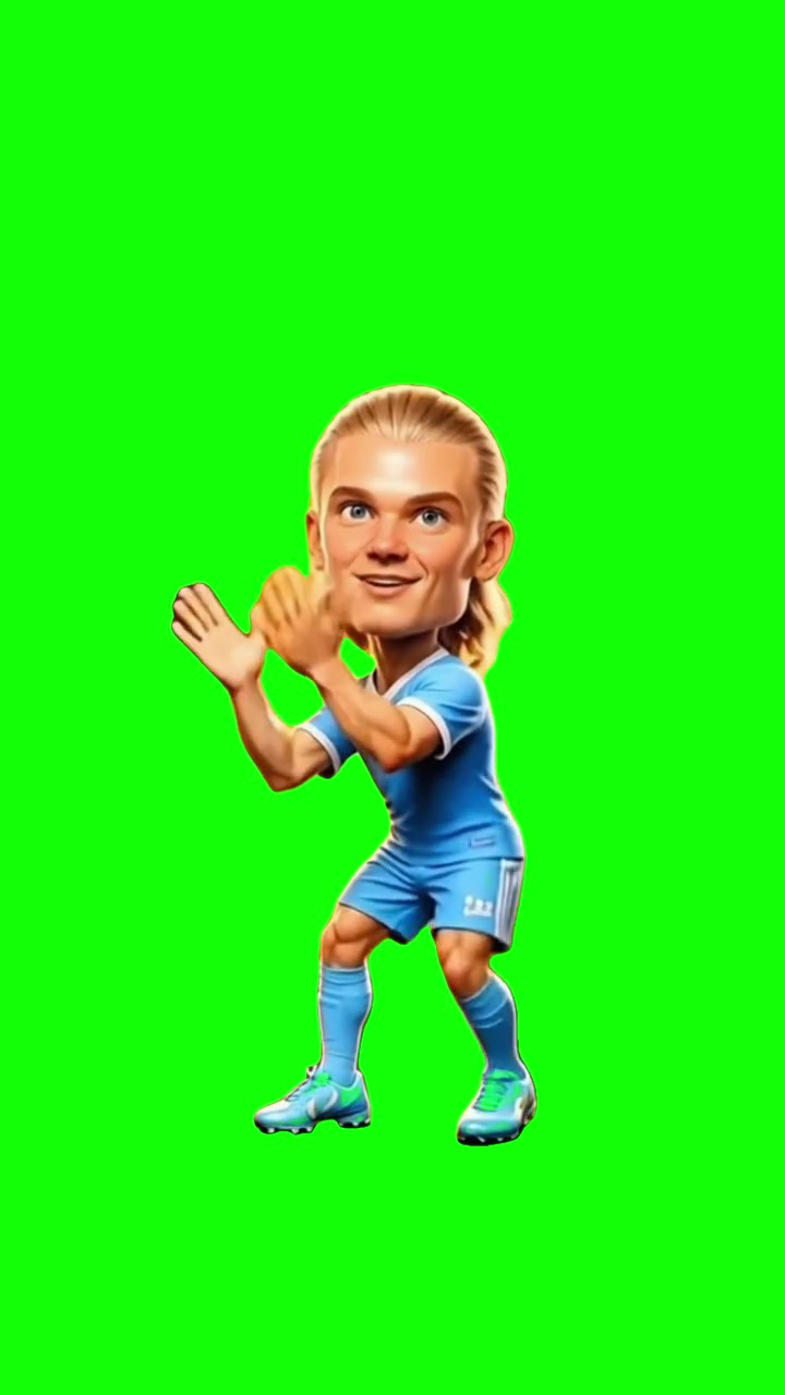 Haaland Clap Dance green screen