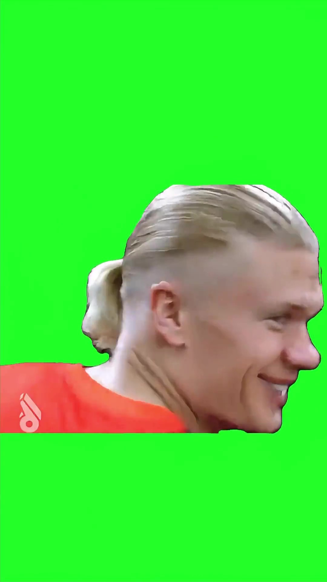 Haaland Suprised green screen