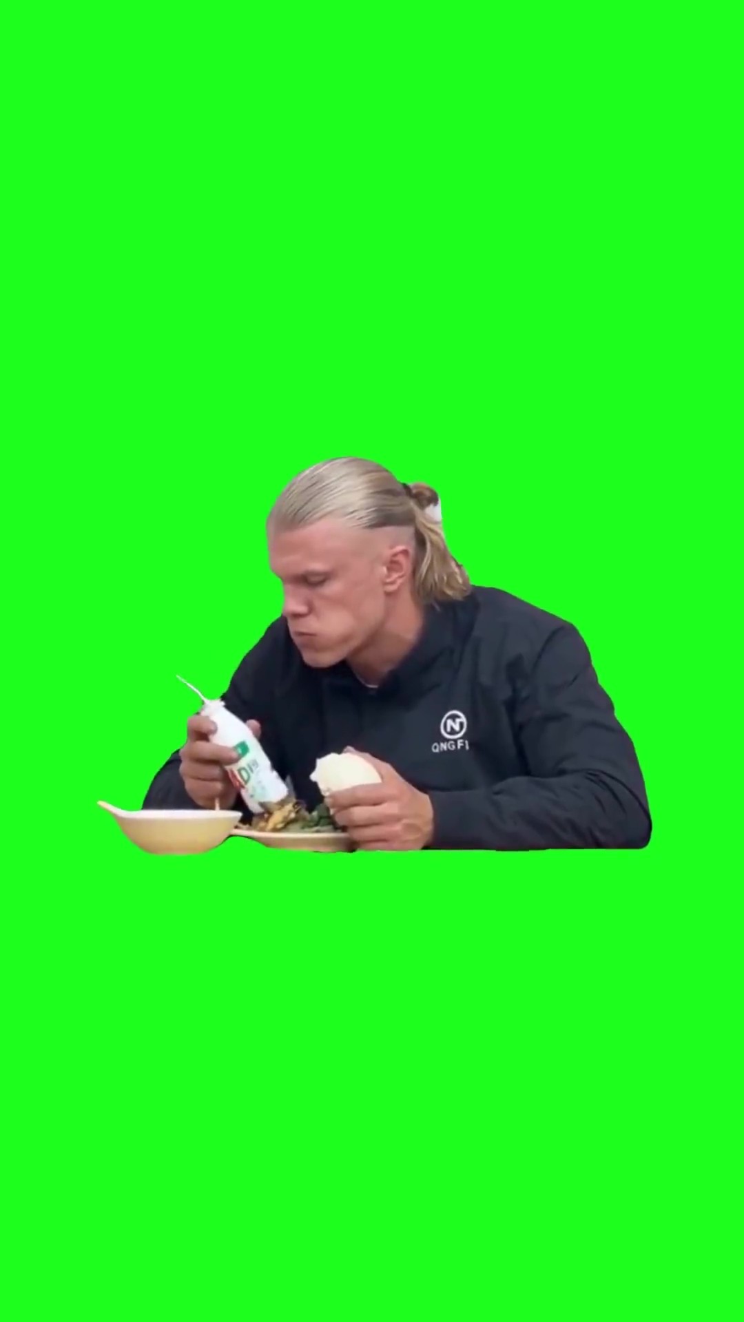 Haaland eating