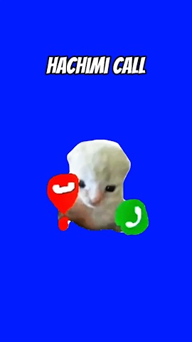 Hachimi Call green screen