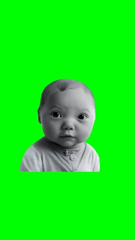 Hachimiichi Michi Tuff Baby green screen