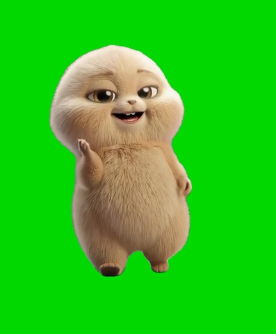 Hamster Dancing To Bugging green screen