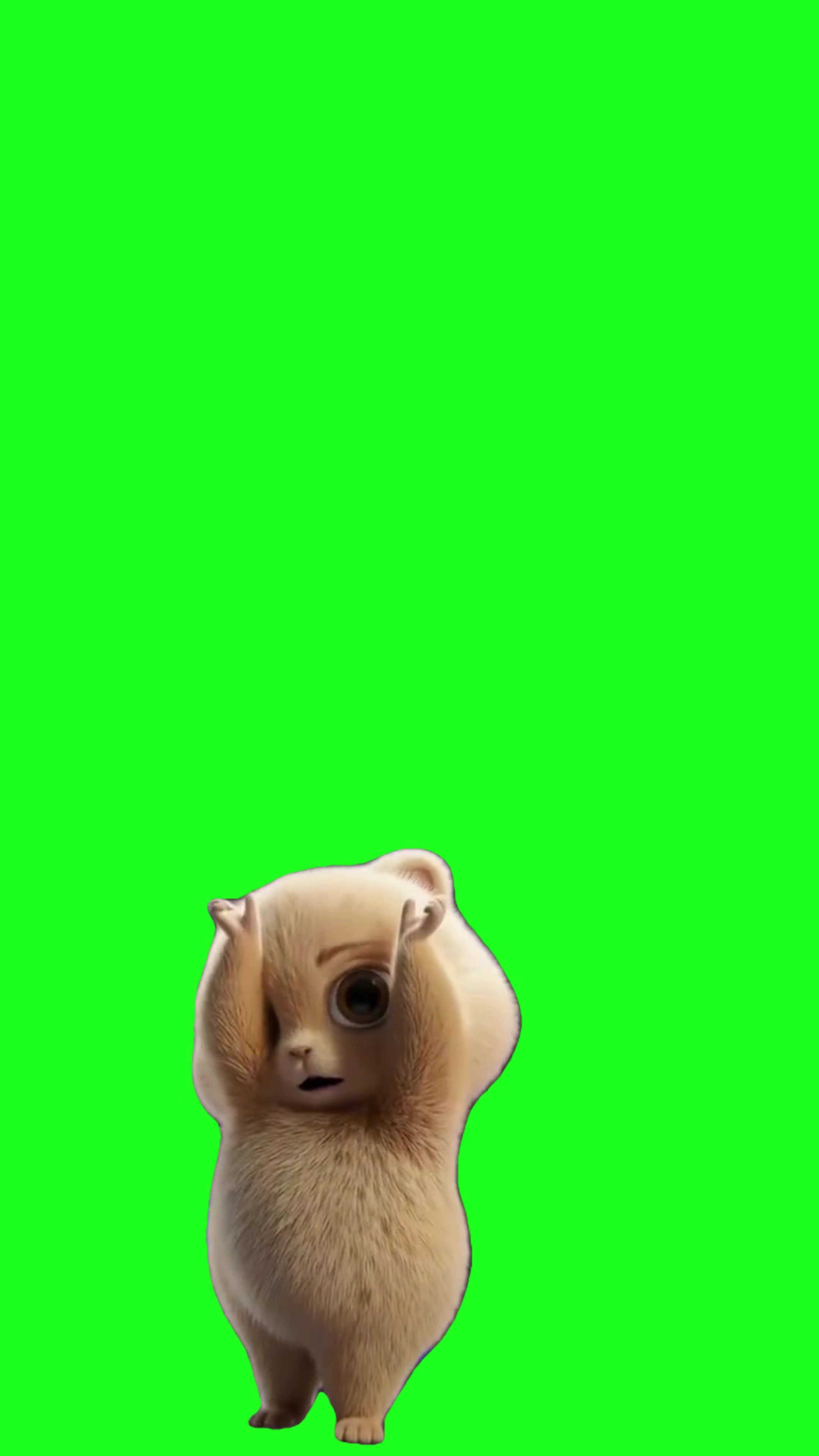 Hamster Dancing to Mine Song green screen
