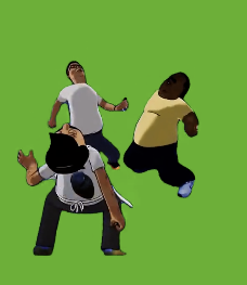 Hank BoB and Cleveland Emote green screen