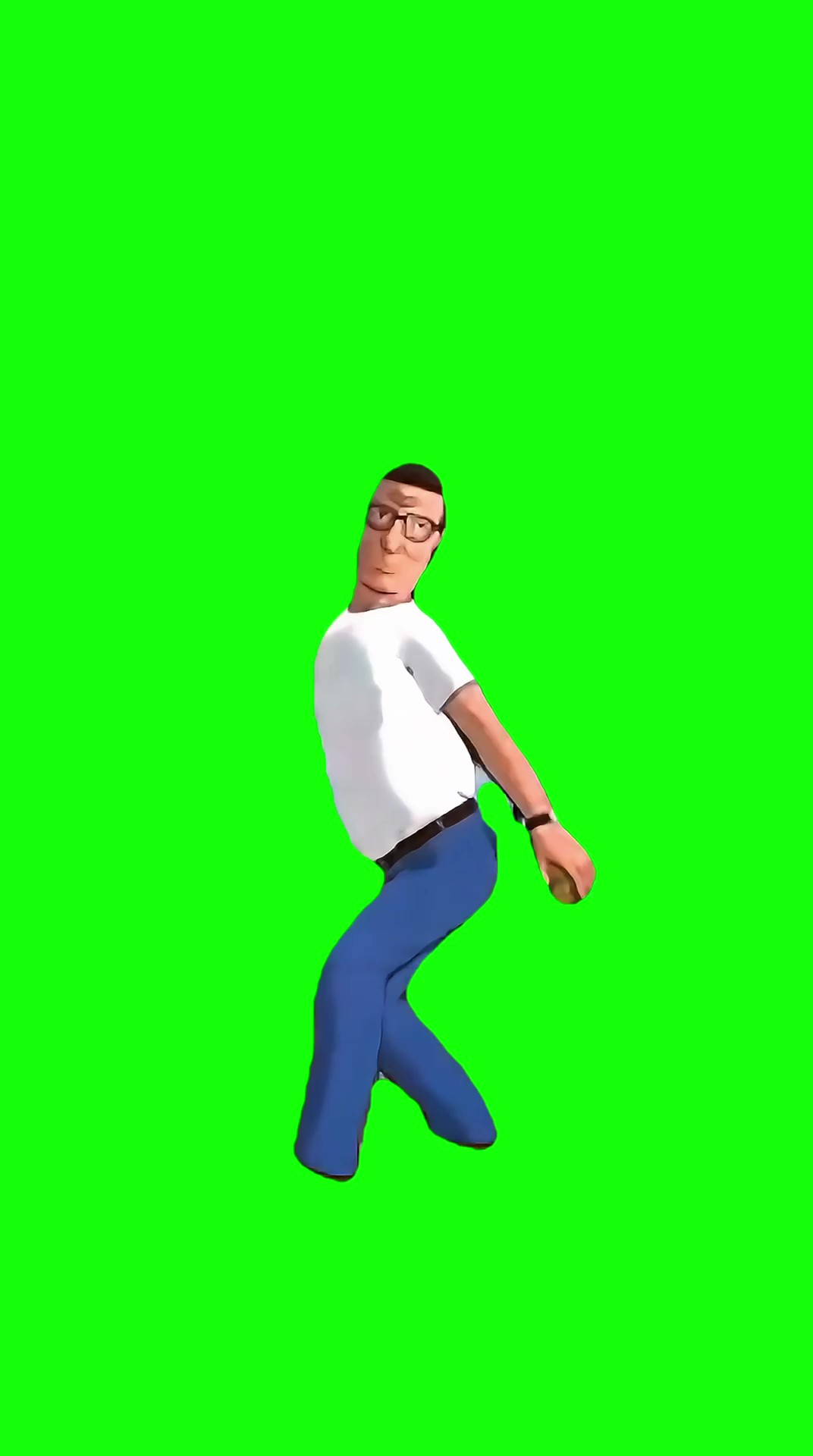 Hank Hill 7 rings dance green screen