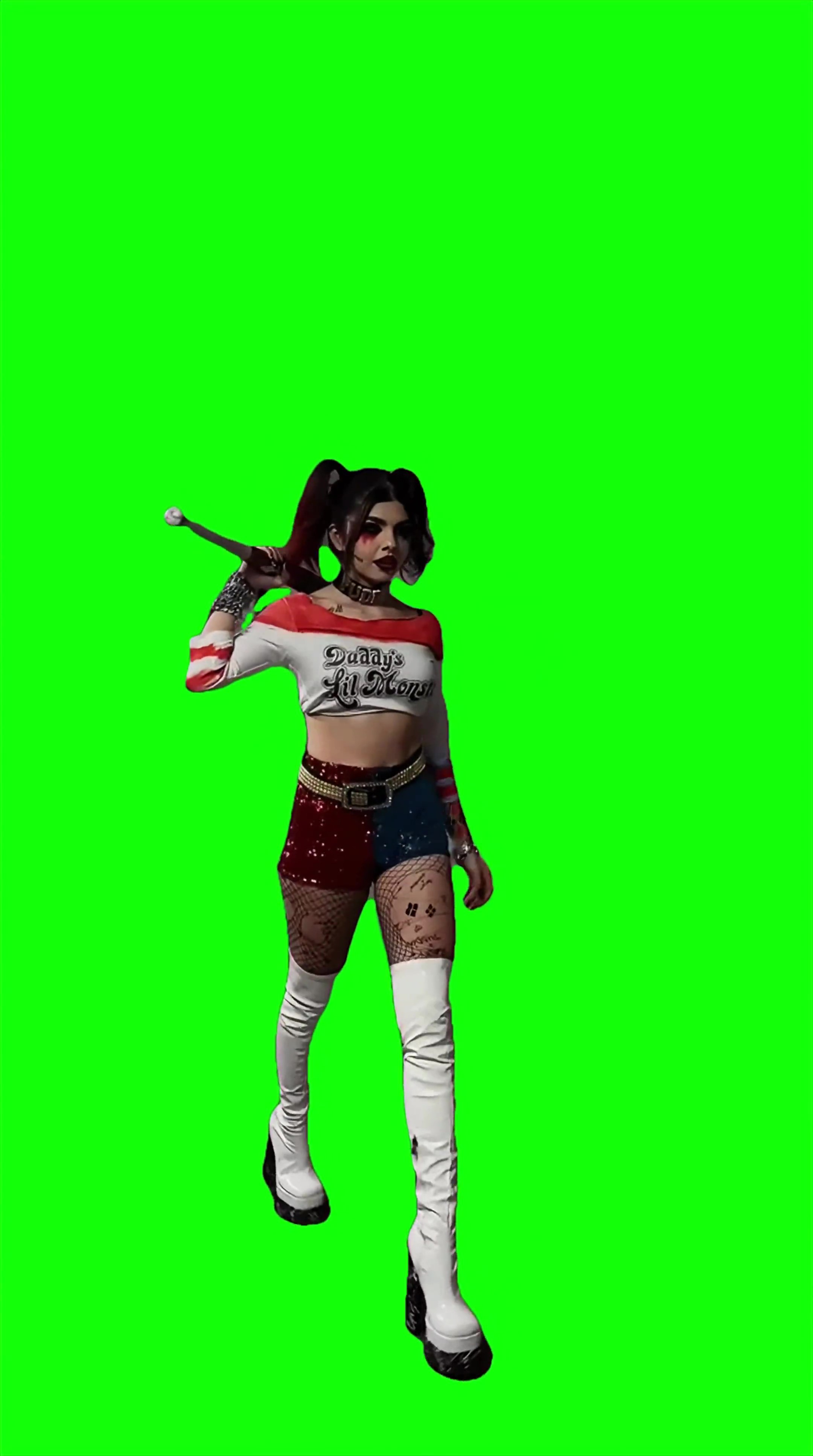 Harley Quinn Walking