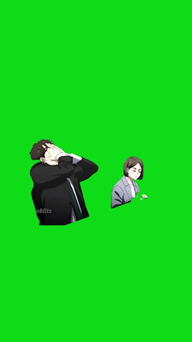 Higuruma Stressed Out green screen