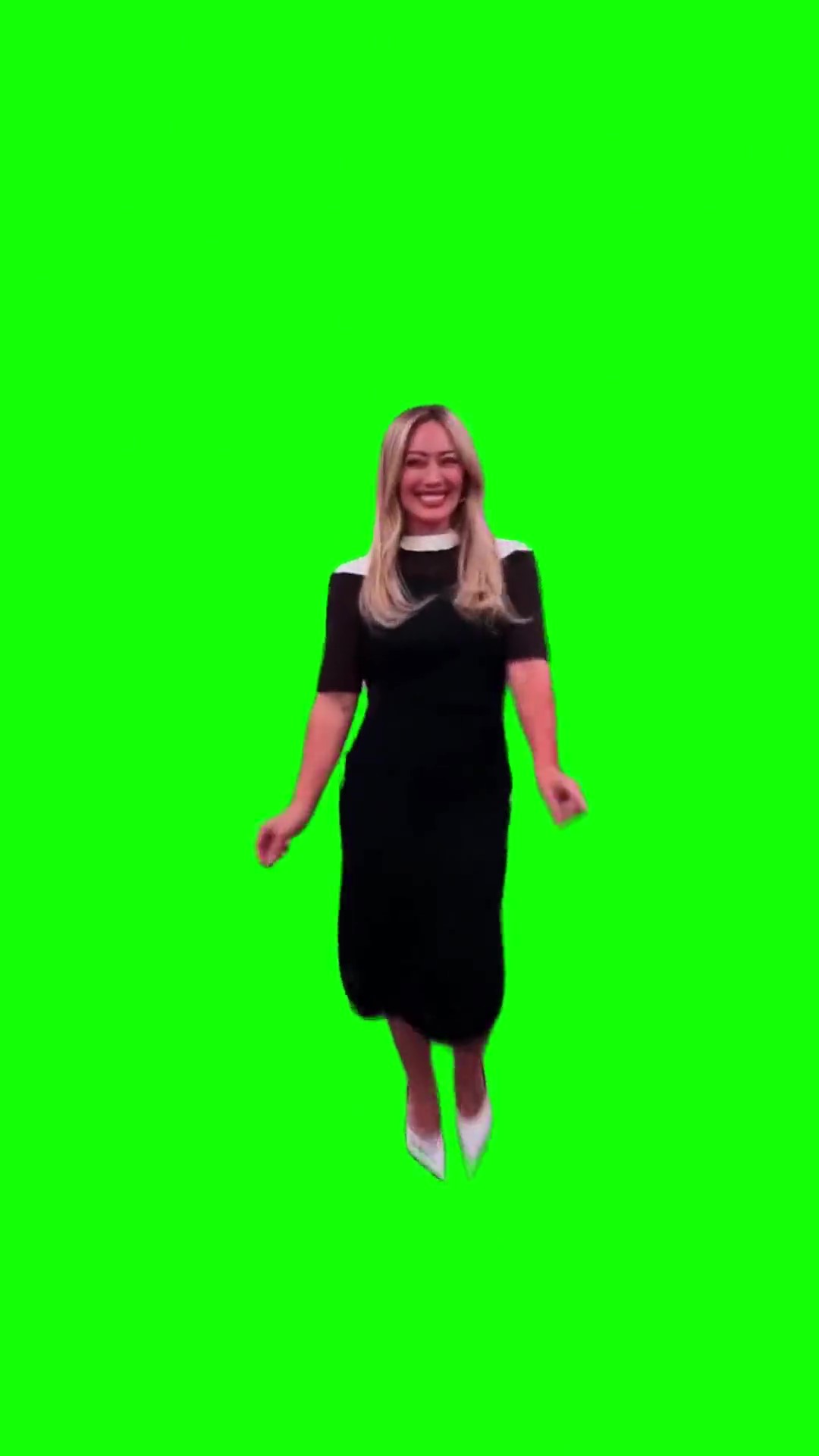 Hilary duff entrance dance green screen