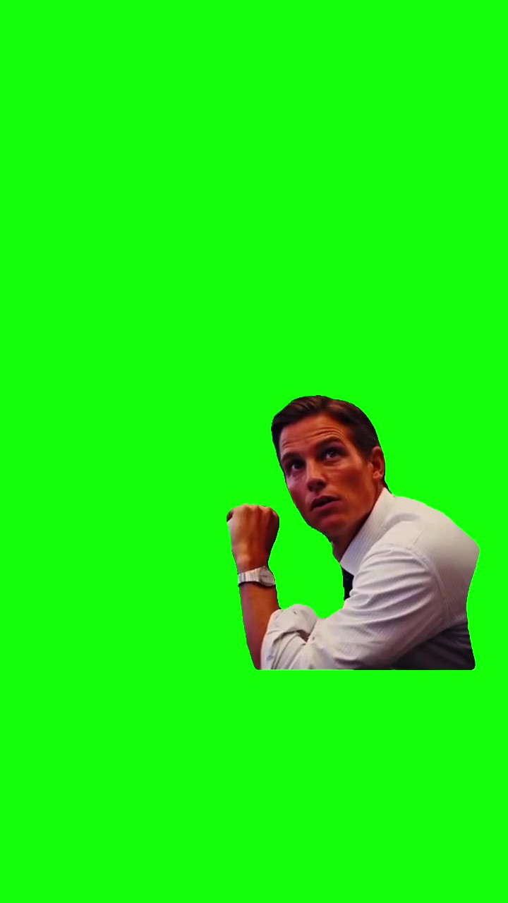 Holy effing shit green screen