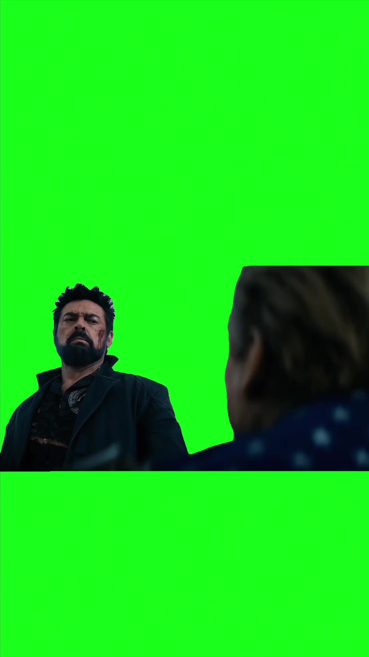 Homelander I’ll do anything green screen