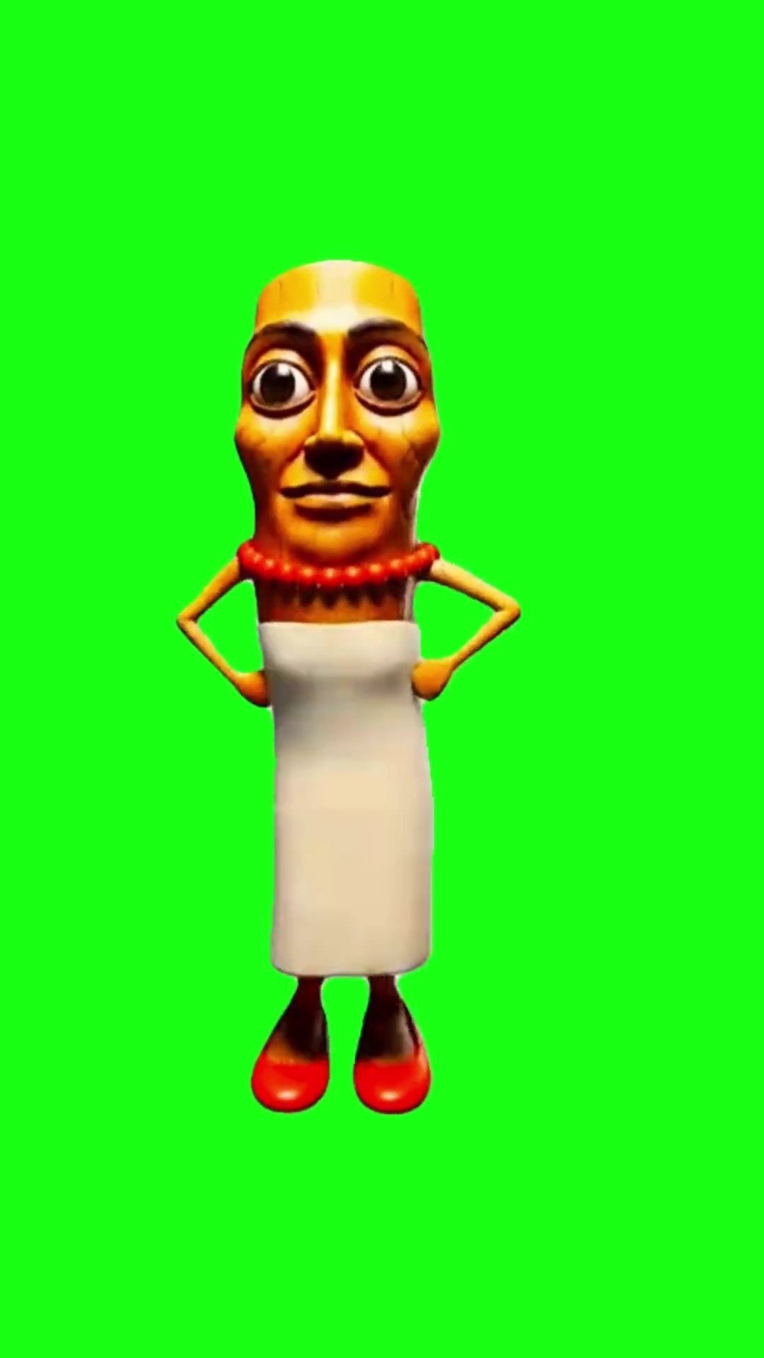 Homer drops his donut green screen
