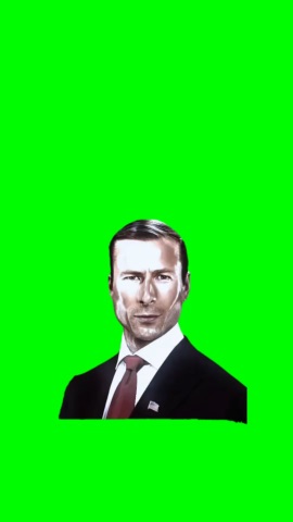 Humble Ches Glen Powell green screen
